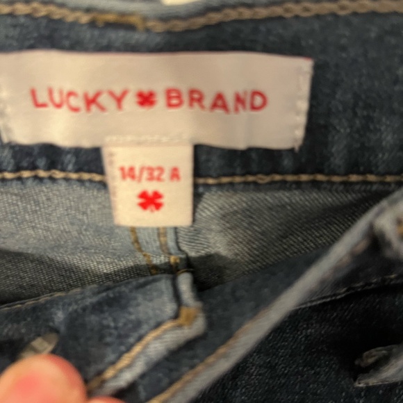 Lucky Brand Jeans Women's Size 14/32 A Blue Denim Sweet Boot Mid-Rise Stretch - Picture 4 of 12